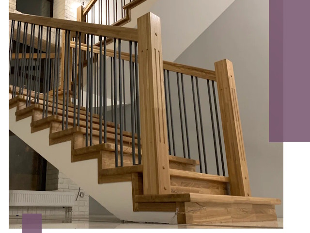 Реставрация деревянных и металлических лестниц в Черногорске