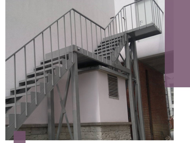 Монтаж пожарных лестниц под ключ в Черногорске с гарантией качества