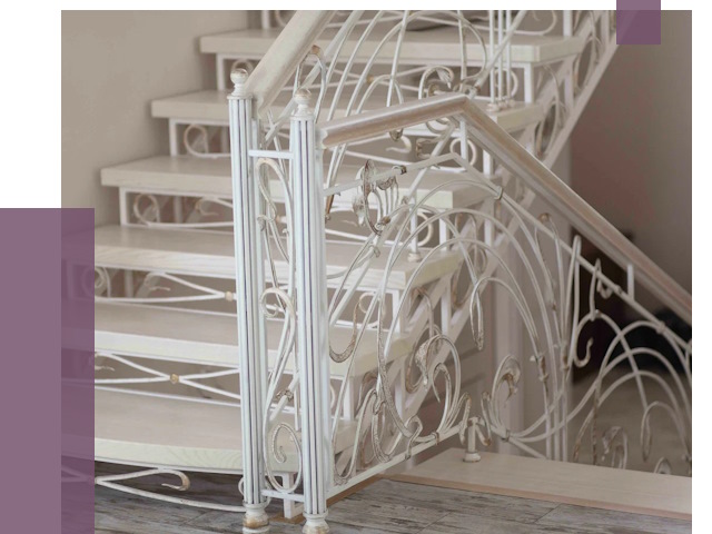 Изготовление кованых лестниц на заказ в Черногорске от 86760 руб. | ПРОЛЁТ-Чрн