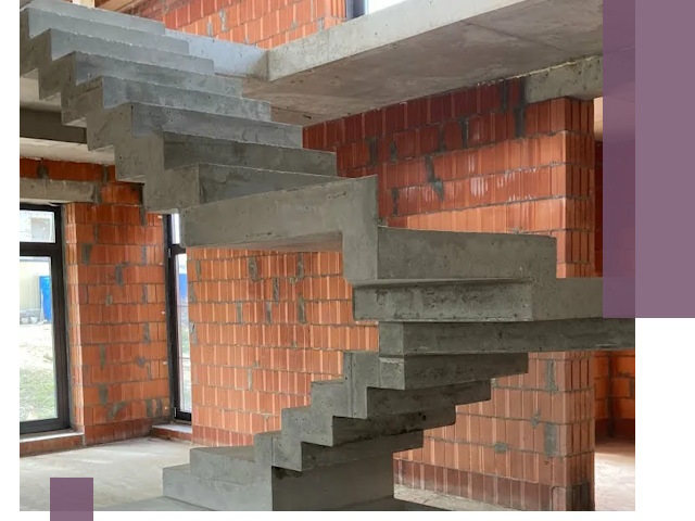 Изготовление бетонных лестниц под ключ в Черногорске