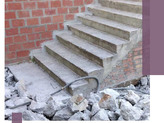 Демонтаж бетонных лестниц в Черногорске: быстро и безопасно