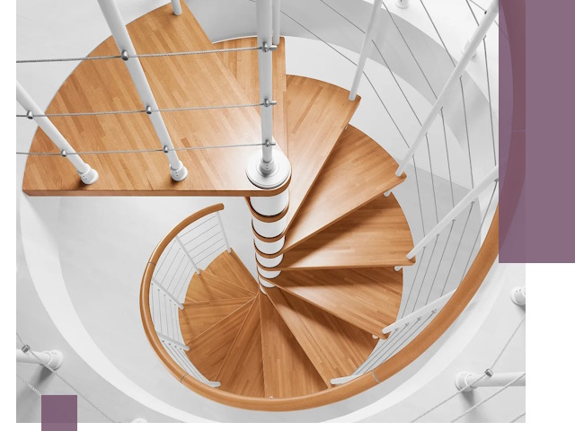 Изготовление винтовых лестниц под ключ в Черногорске