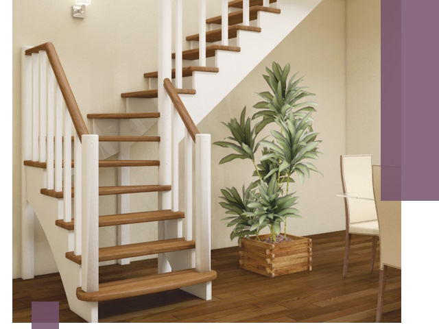 Г-образные лестницы под ключ в Черногорске — изготовление и монтаж