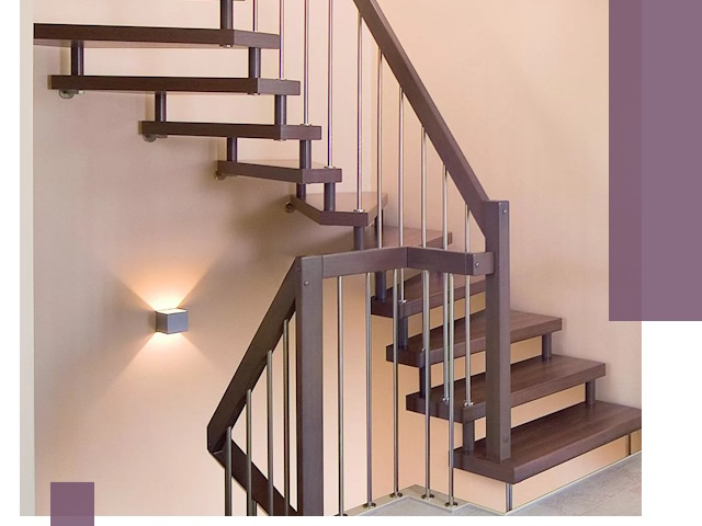 Изготовление лестниц на больцах в Черногорске под ключ