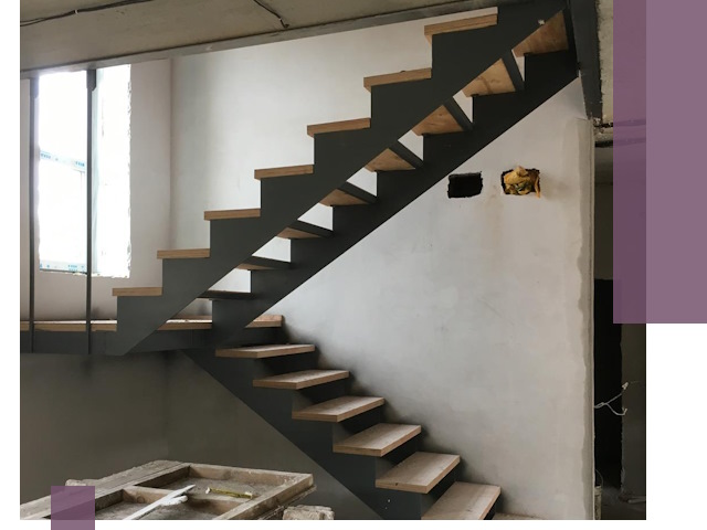 Изготовление лестниц на металлокаркасе в Черногорске от производителя