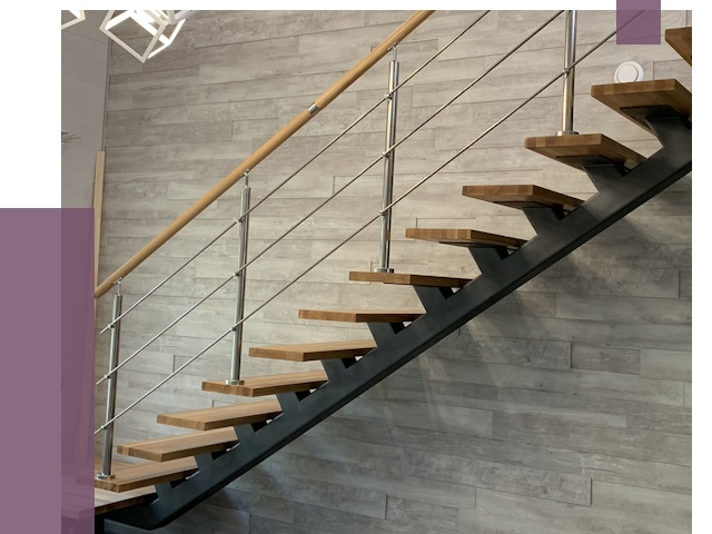 Изготовление лестниц на монокосоуре в Черногорске от 76042 руб. 