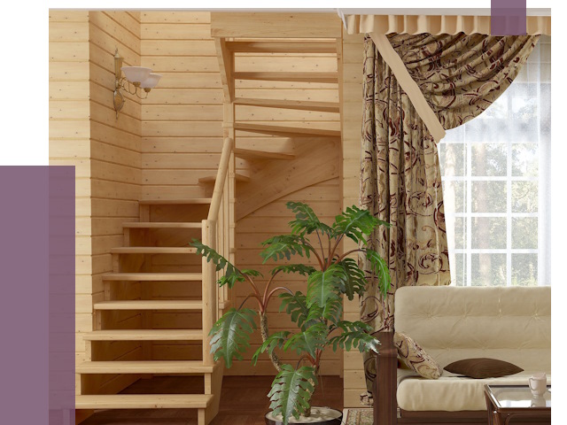 Лестницы для дачи в Черногорске от 75787 руб.  | ПРОЛЁТ-Чрн