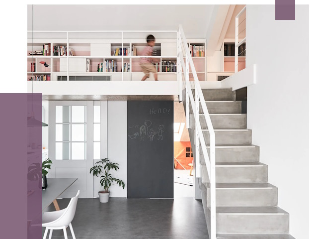 Лестницы для двухуровневой квартиры в Черногорске от 176071 руб. | ПРОЛЁТ-Чрн