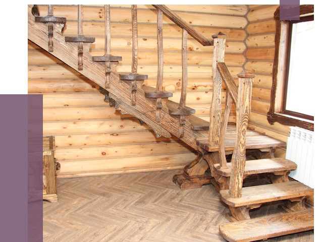 Лестницы в баню в Черногорске от 19087 руб. — изготовление | ПРОЛЁТ-Чрн