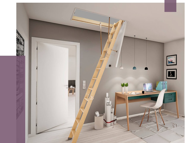 Чердачные лестницы в Черногорске — от 14545 руб. | ПРОЛЁТ-Чрн