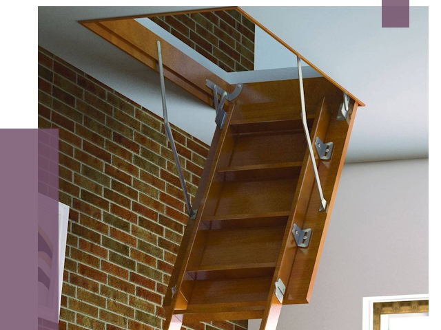 Установка чердачной лестницы в Черногорске от 7808 руб. | ПРОЛЁТ-Чрн