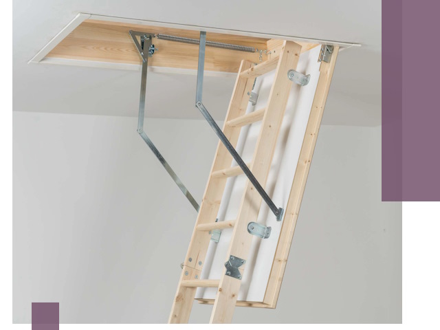 Установка чердачной лестницы под ключ в Черногорске