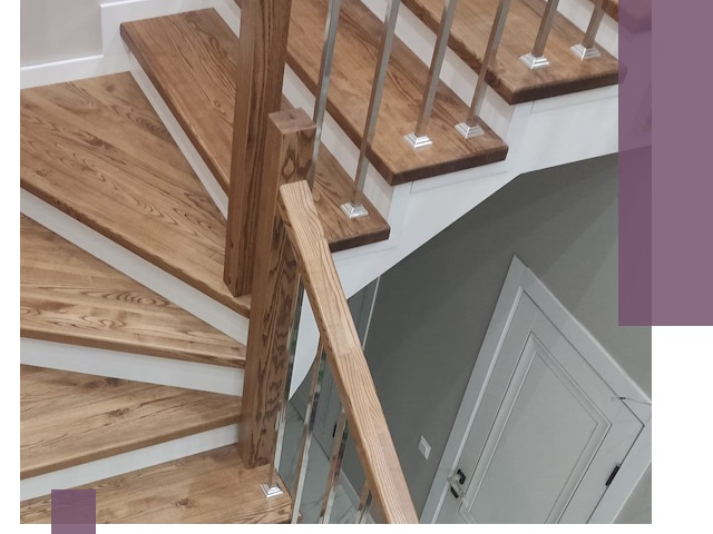 Обшивка металлических лестниц под ключ в Черногорске