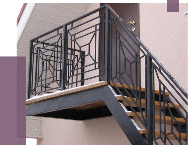 Металлические перила в Черногорске от 4287 руб.  | ПРОЛЁТ-Чрн