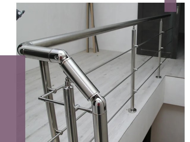 Перила из нержавеющей стали в Черногорске от 8982 руб. под ключ | ПРОЛЁТ-Чрн