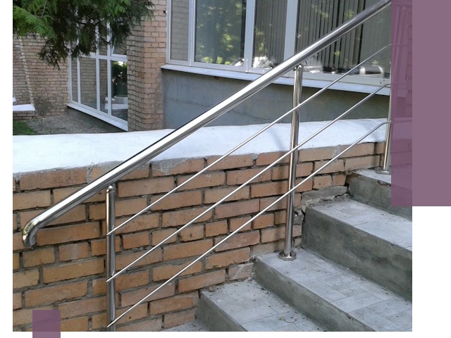 Перила из нержавеющей стали высокого качества в Черногорске