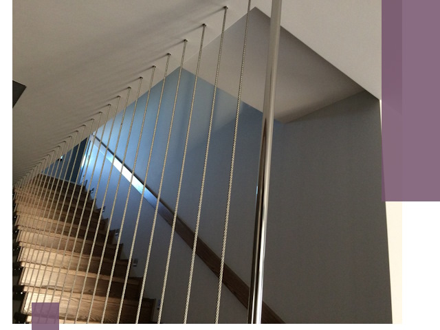 Тросовые перила под ключ в Черногорске — производство и монтаж