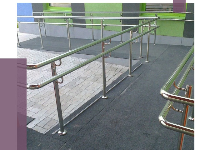 Ограждения пандусов в Черногорске от 4338 руб. монтаж | ПРОЛЁТ-Чрн