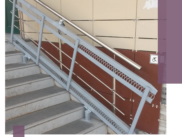 Изготовление откидных пандусов под ключ в Черногорске