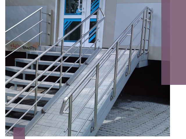 Пандус на крыльцо под ключ в Черногорске: монтаж и изготовление