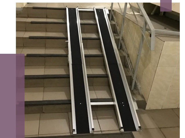 Установка пандуса в подъезд в Черногорске от 7961 руб. под ключ | ПРОЛЁТ-Чрн