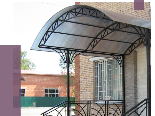 Металлические навесы и козырьки в Черногорске от 12759 руб.