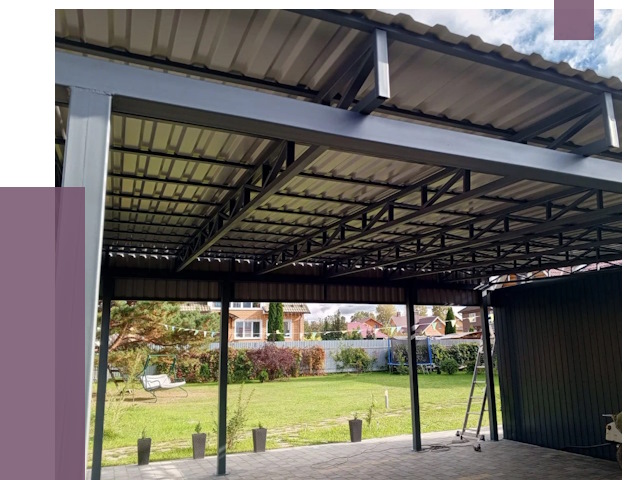 Монтаж навесов в Черногорске от 7349 руб. — установка навеса | ПРОЛЁТ-Чрн