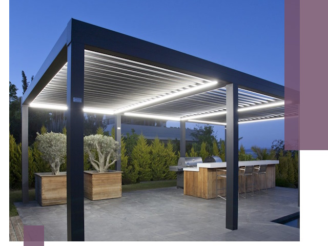 Навесы отдельно стоящие под ключ в Черногорске из металла и поликарбоната