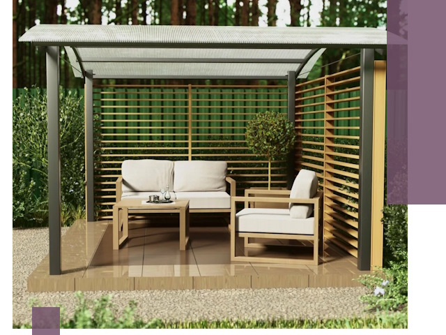 Навесы для дачи в Черногорске: изготовление, монтаж и демонтаж