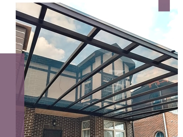 Навесы из поликарбоната в Черногорске от 8594 руб. под ключ — ПРОЛЁТ-Чрн