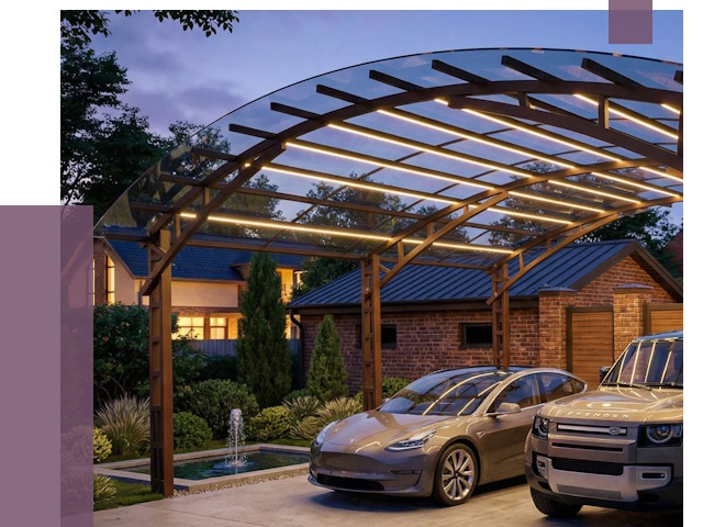 Металлические навесы в Черногорске от 12657 руб. под ключ — ПРОЛЁТ-Чрн