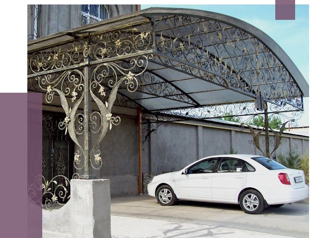 Кованые навесы в Черногорске от 14545 руб. | ПРОЛЁТ-Чрн