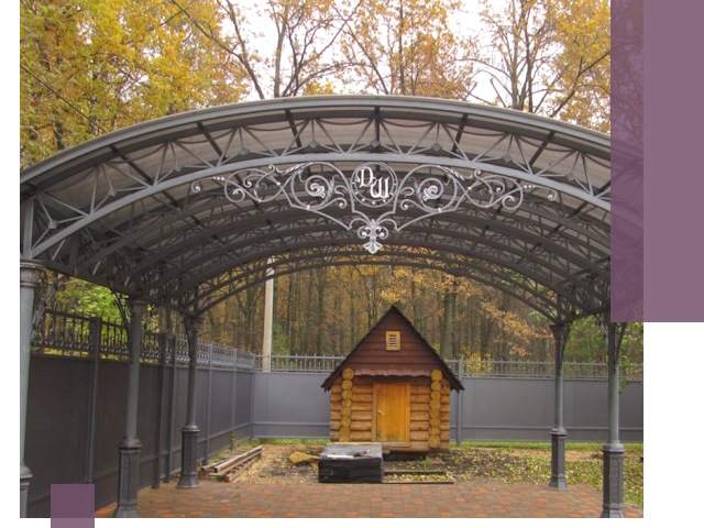 Кованые навесы премиум-класса под заказ в Черногорске