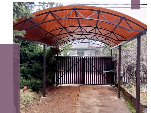 Арочные навесы в Черногорске от 12708 руб. — изготовление и монтаж | ПРОЛЁТ-Чрн