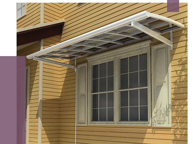 Козырьки над окнами в Черногорске от 7604 руб. — монтаж, покупки | ПРОЛЁТ-Чрн