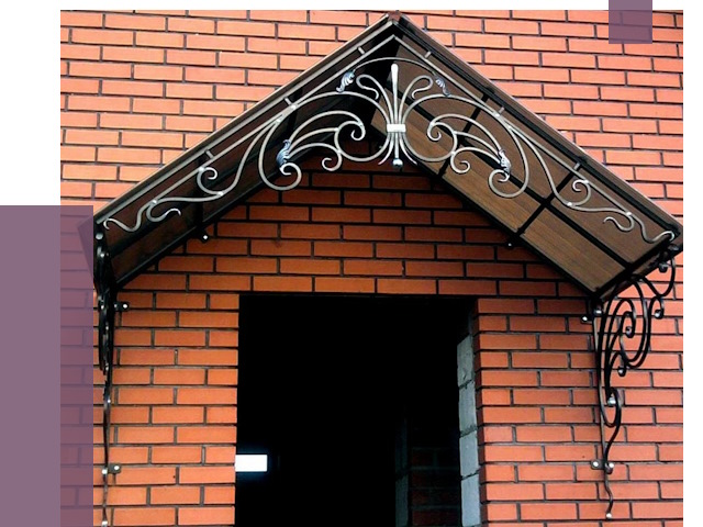 Металлические козырьки в Черногорске от 10666 руб. 