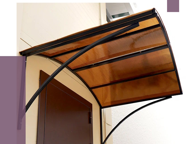 Недорогие козырьки в Черногорске от 7574 руб.  | ПРОЛЁТ-Чрн