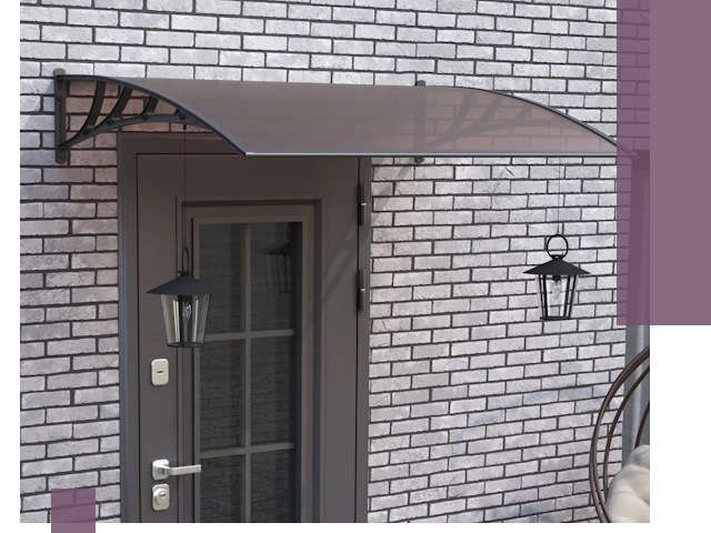 Недорогие козырьки и навесы под ключ в Черногорске