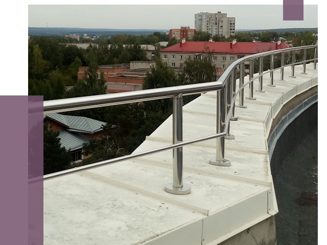 Парапеты и ограждения кровли в Черногорске от 4950 руб. 