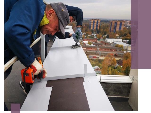 Монтаж парапетов в Черногорске — установка прочных металлических ограждений