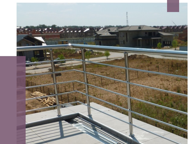 Парапеты из нержавеющей стали в Черногорске от 7961 руб. за м² | ПРОЛЁТ-Чрн