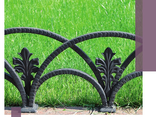 Декоративные металлические бордюры под ключ в Черногорске