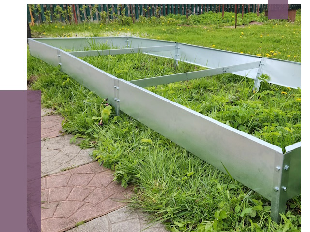 Металлические бордюры для грядок в Черногорске от 1786 руб.