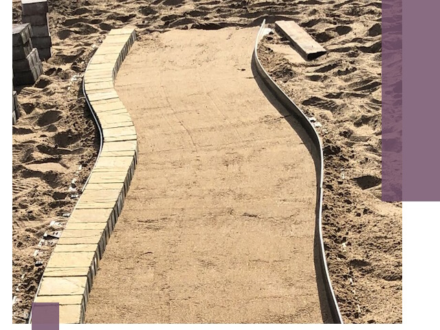 Металлические бордюры для тротуаров в Черногорске — прочные и долговечные