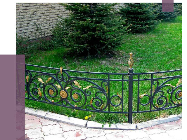 Кованые газонные ограждения в Черногорске от 7604 руб. — ПРОЛЁТ-Чрн