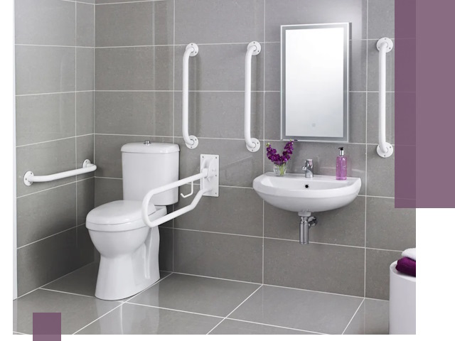 Поручни для санузлов в Черногорске: установка, ремонт и монтаж